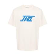 Ivory Jazz T-shirt Wales Bonner , Beige , Heren