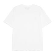 Logo Applique White T-shirt Polo Philippe Model , White , Heren