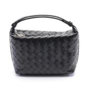 Pre-owned Leather handbags Bottega Veneta Vintage , Black , Dames