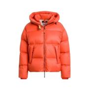 Stijlvolle Functionele Jas voor Vrouwen Parajumpers , Orange , Dames