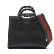 Pre-owned Leather gucci-bags Gucci Vintage , Black , Dames