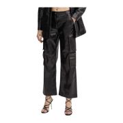 Cargo broek jet black stijl Guess , Black , Heren