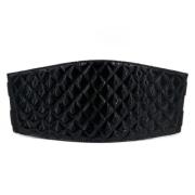 Pre-owned Leather belts Chanel Vintage , Black , Dames