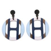 Pre-owned Metal earrings Hermès Vintage , Multicolor , Dames