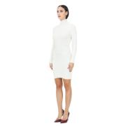 Witte hoge hals korte jurk Gaëlle Paris , White , Dames