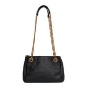 Pre-owned Leather louis-vuitton-bags Louis Vuitton Vintage , Black , D...