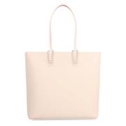 Studded Leren Tote Tas Christian Louboutin , Pink , Dames