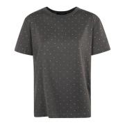 Grafiet T-shirt voor vrouwen Aw24 Fabiana Filippi , Gray , Dames