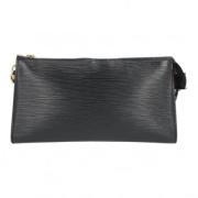 Pre-owned Fabric clutches Louis Vuitton Vintage , Black , Dames