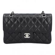 Pre-owned Leather chanel-bags Chanel Vintage , Black , Dames