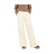 Wijde Corduroy Broek Nine In The Morning , White , Dames