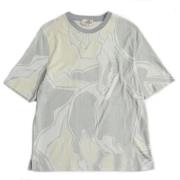 Pre-owned Cotton tops Hermès Vintage , Gray , Dames