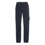 Straight Trousers Camel Active , Blue , Dames