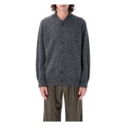 Wollen Four Eyes Cardigan Gebreide kleding Aw24 Howlin' , Gray , Heren