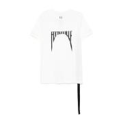 Rnep1P T-Shirts Melk/Zwart Level T Rick Owens , White , Heren