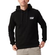 Zwarte Hoodie Sweater voor Mannen Pure Path , Black , Heren