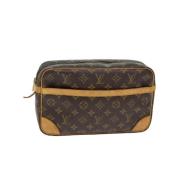 Pre-owned Canvas louis-vuitton-bags Louis Vuitton Vintage , Brown , Da...