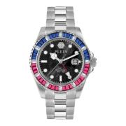 Unisex Horloge Gmt-I Challenger Baguettes Philipp Plein , Black , Unis...