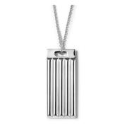 Geribbelde Ketting Le Gramme , Gray , Unisex