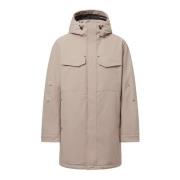 Stijlvolle Donkerzand Jas Ecoalf , Beige , Dames