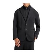 Zwarte Americana blazer voor heren Armani Exchange , Black , Heren