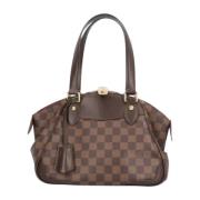 Pre-owned Canvas louis-vuitton-bags Louis Vuitton Vintage , Brown , Da...