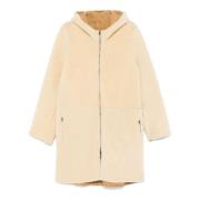 Omkeerbare Shearling Jas Beige Salvatore Santoro , Beige , Heren