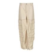 Casual Broeken Diesel , Beige , Dames