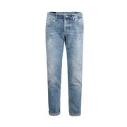 Blauwe Slim Fit Jeans Dondup , Blue , Heren