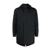 Winterjassen in zwart Piumino-stijl Herno , Black , Heren