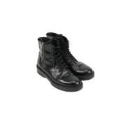 Pre-owned Leather boots Prada Vintage , Black , Dames