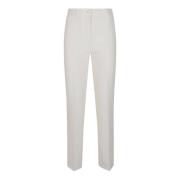 Beige Polyester Broek Made in Italy Hebe Studio , Beige , Dames