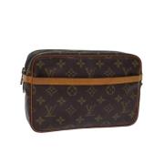 Pre-owned Canvas louis-vuitton-bags Louis Vuitton Vintage , Brown , Da...