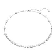 Dames Ketting Wit Gerhodineerd Cubic Zirkonia Mesmera 5676989 Swarovsk...