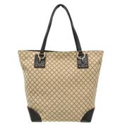 Pre-owned Leather gucci-bags Gucci Vintage , Beige , Dames