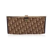 Pre-owned Canvas clutches Dior Vintage , Brown , Dames