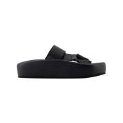 Leather sandals Maison Margiela , Black , Dames