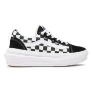 Oude Skool Overt CC Geruite Sneakers Vans , Black , Dames