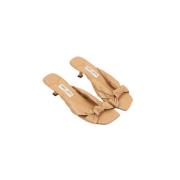 Pre-owned Leather sandals Jimmy Choo Pre-owned , Brown , Dames