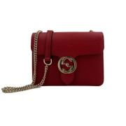 Pre-owned Leather gucci-bags Gucci Vintage , Red , Dames