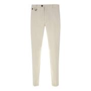 Beige Chino Broek Slim Fit Paolo Pecora , Beige , Heren