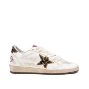 Witte Sneakers met Sterdetail Golden Goose , White , Dames