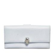 Pre-owned Canvas wallets Alexander McQueen Pre-owned , White , Dames