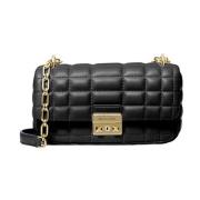 Zwarte omzetbare kettingschoudertas Michael Kors , Black , Dames