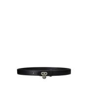 Leren riem met hangslot Ralph Lauren , Black , Dames