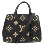 Pre-owned Fabric louis-vuitton-bags Louis Vuitton Vintage , Black , Da...