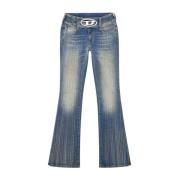 Jeans met D-Propol-S stijl Diesel , Blue , Dames