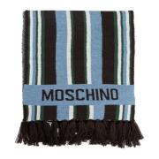 Sjaal met gestreept patroon Moschino , Multicolor , Unisex