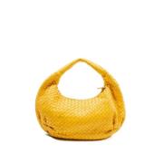 Pre-owned Leather shoulder-bags Bottega Veneta Vintage , Yellow , Dame...