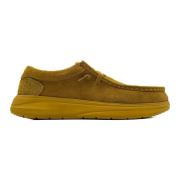 Beige Platte Schoenen Wally Model Hey Dude , Beige , Heren